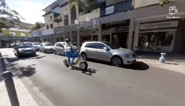 Micro-mobilité à La Réunion - scooter électrique Woolib-Run