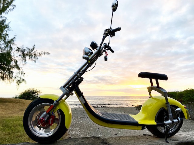 Woolib scooter électrique Chopper One jaune