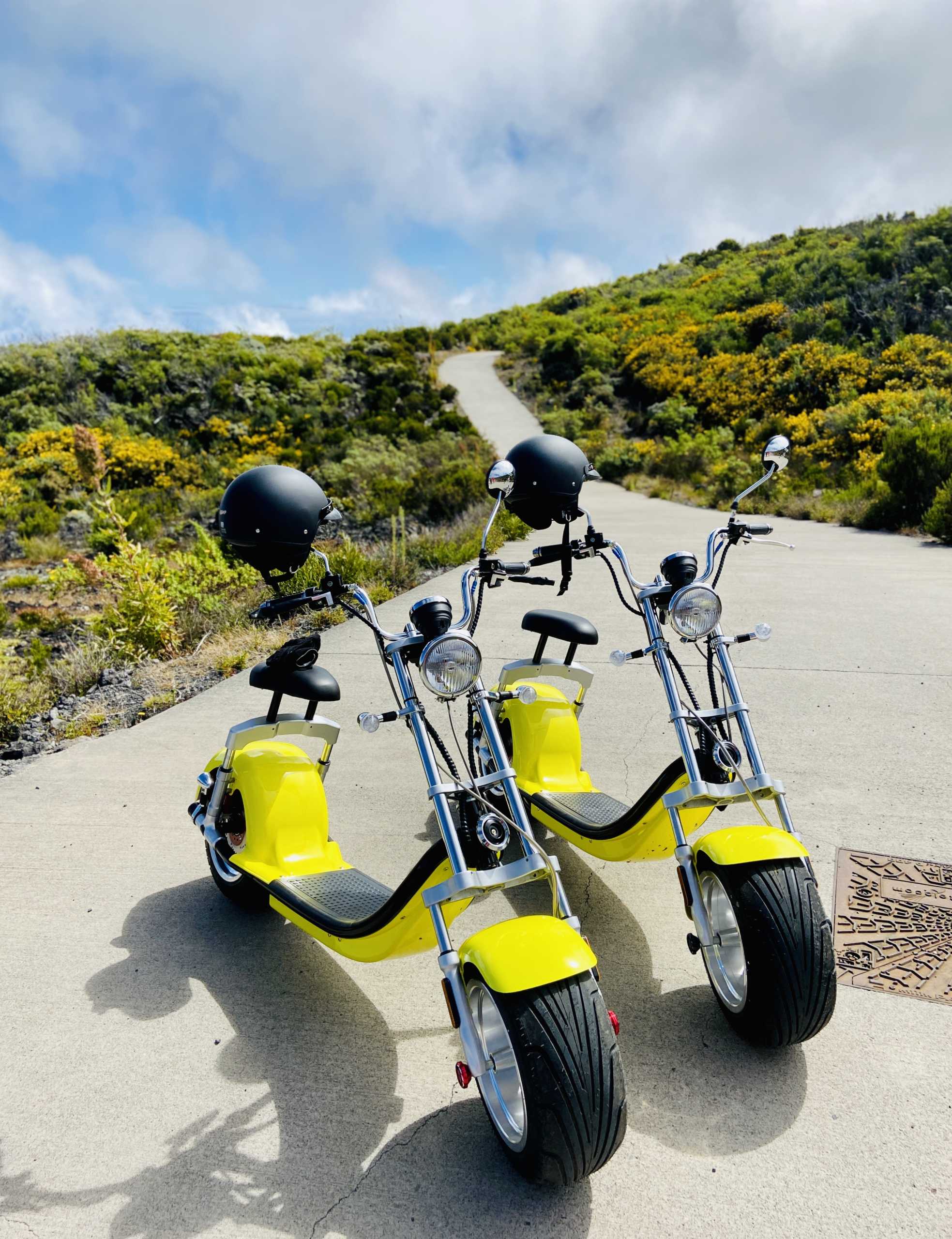 Les scooters électriques de Woolib-Run au Maïdo