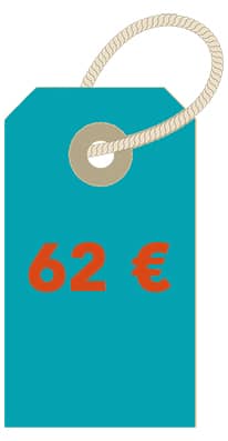 prix 62€