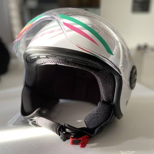 Casque jet RIO blanc mat