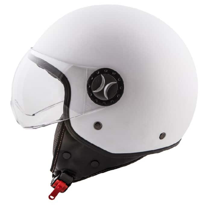 Casque jet RIO blanc mat