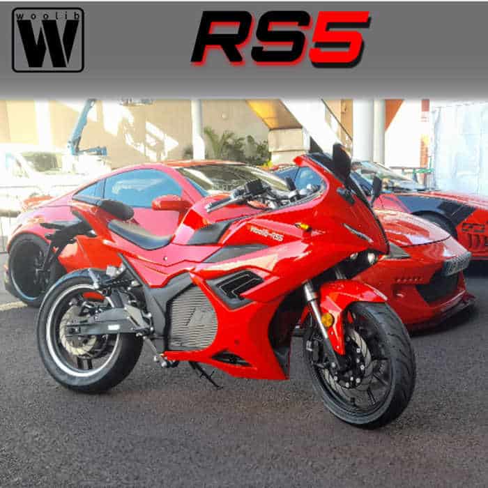 Moto électrique Woolib RS5 rouge