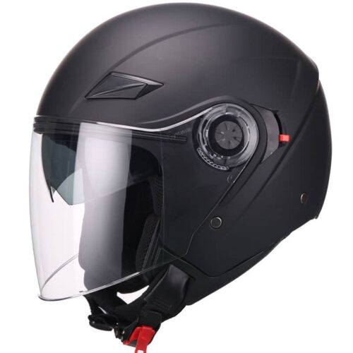 Casque jet FARO noir mat